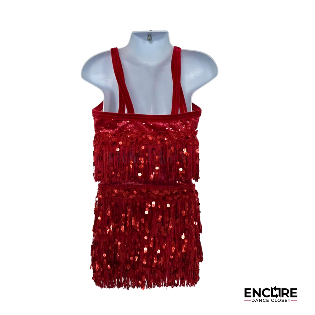 Ruby Fringe  two piece
