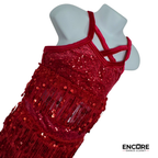 Ruby Fringe  two piece