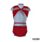 Ruby Keyhole  leotard