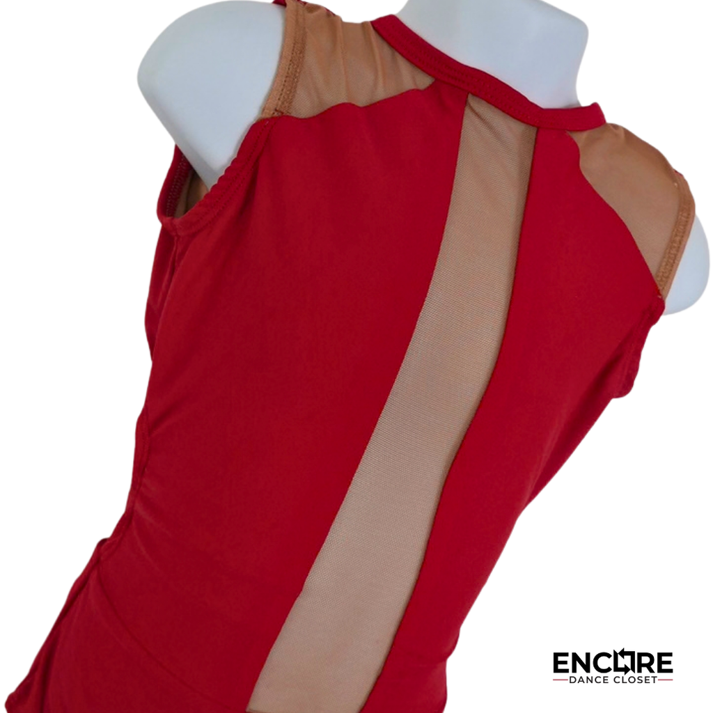 Ruby Keyhole  leotard