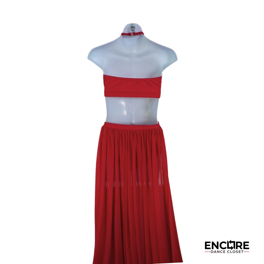 Scarlet Drape  leotard