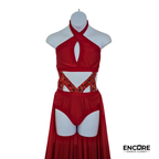 Scarlet Drape  leotard