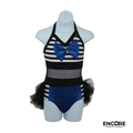 Silver Stripe  leotard